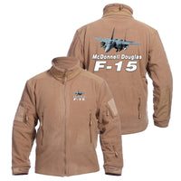 Thumbnail for The McDonnell Douglas F15 Designed Fleece Military Jackets (Customizable)