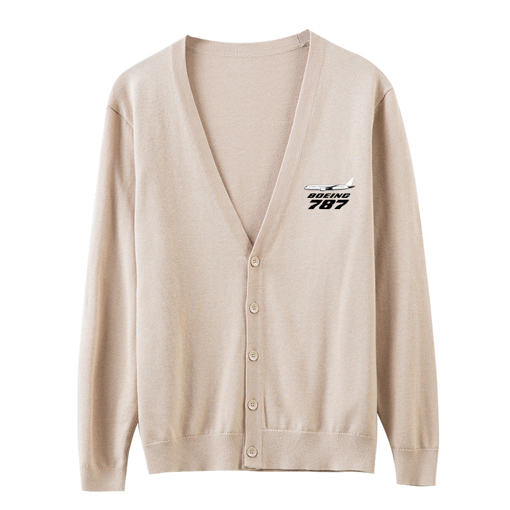 The Boeing 787 Designed Cardigan Sweaters