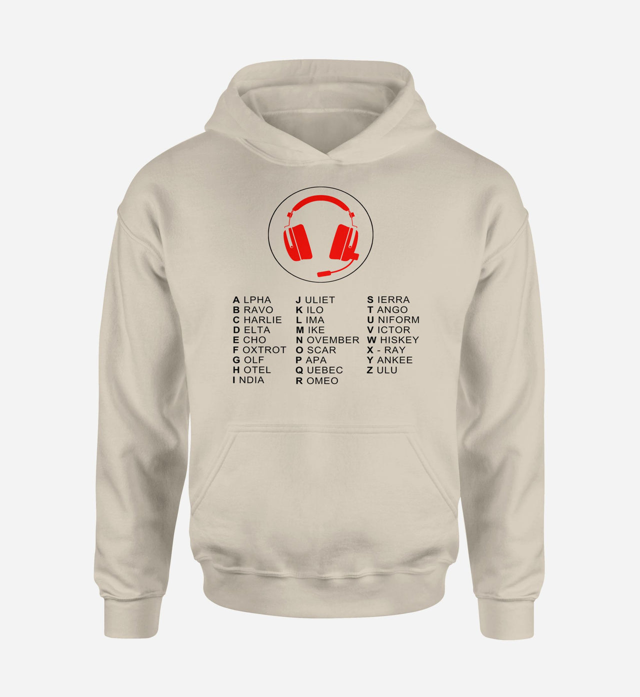 Aviation Alphabet 3 Designed Hoodies