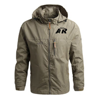 Thumbnail for ATR & Text Designed Thin Stylish Jackets