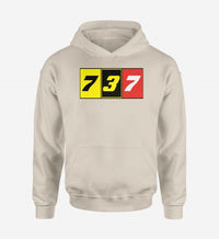 Thumbnail for Flat Colourful 737 Designed Hoodies