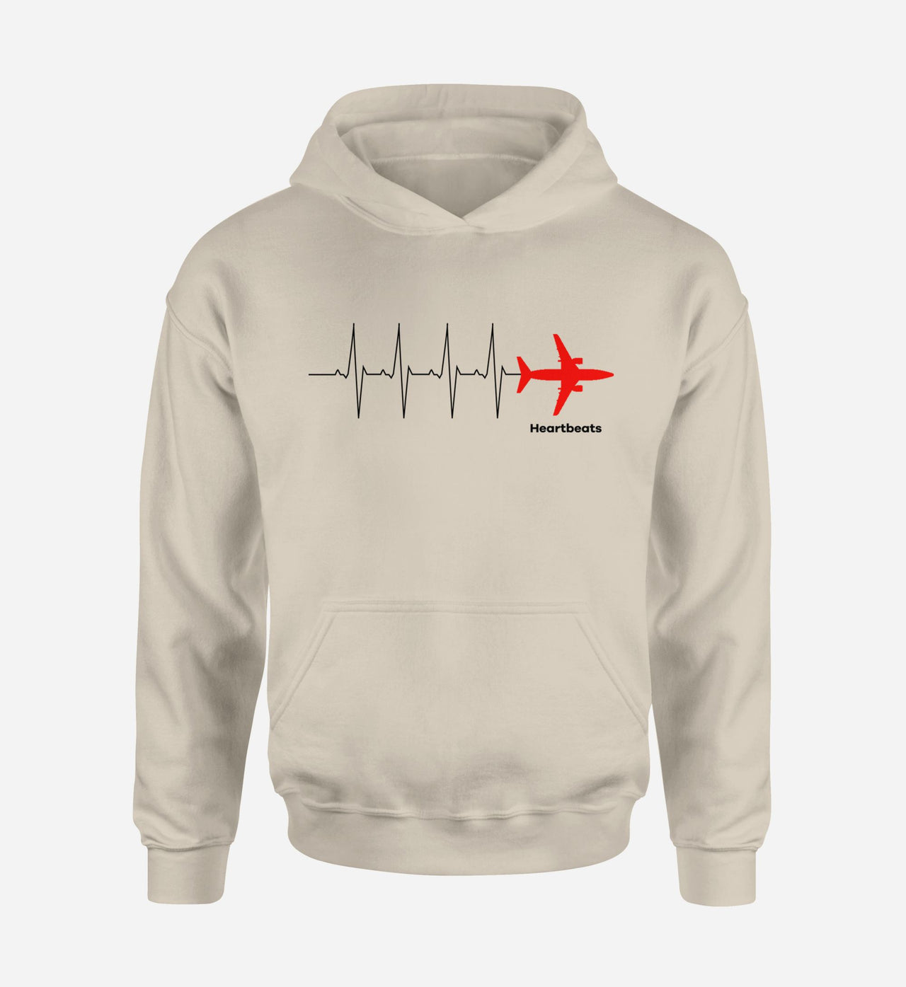 Aviation Heartbeats Designed Hoodies