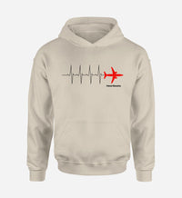 Thumbnail for Aviation Heartbeats Designed Hoodies
