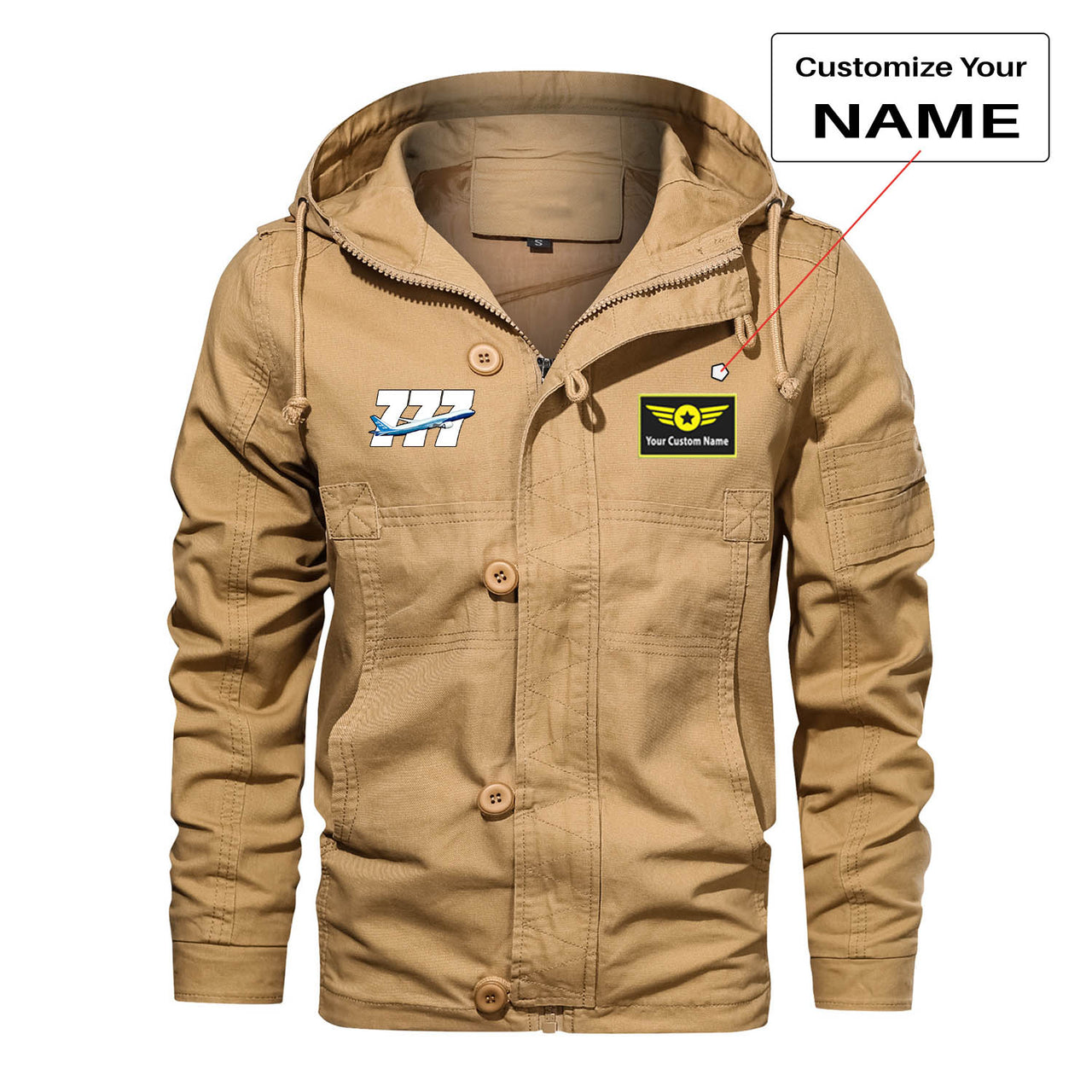 Super Boeing 777 Designed Cotton Jackets
