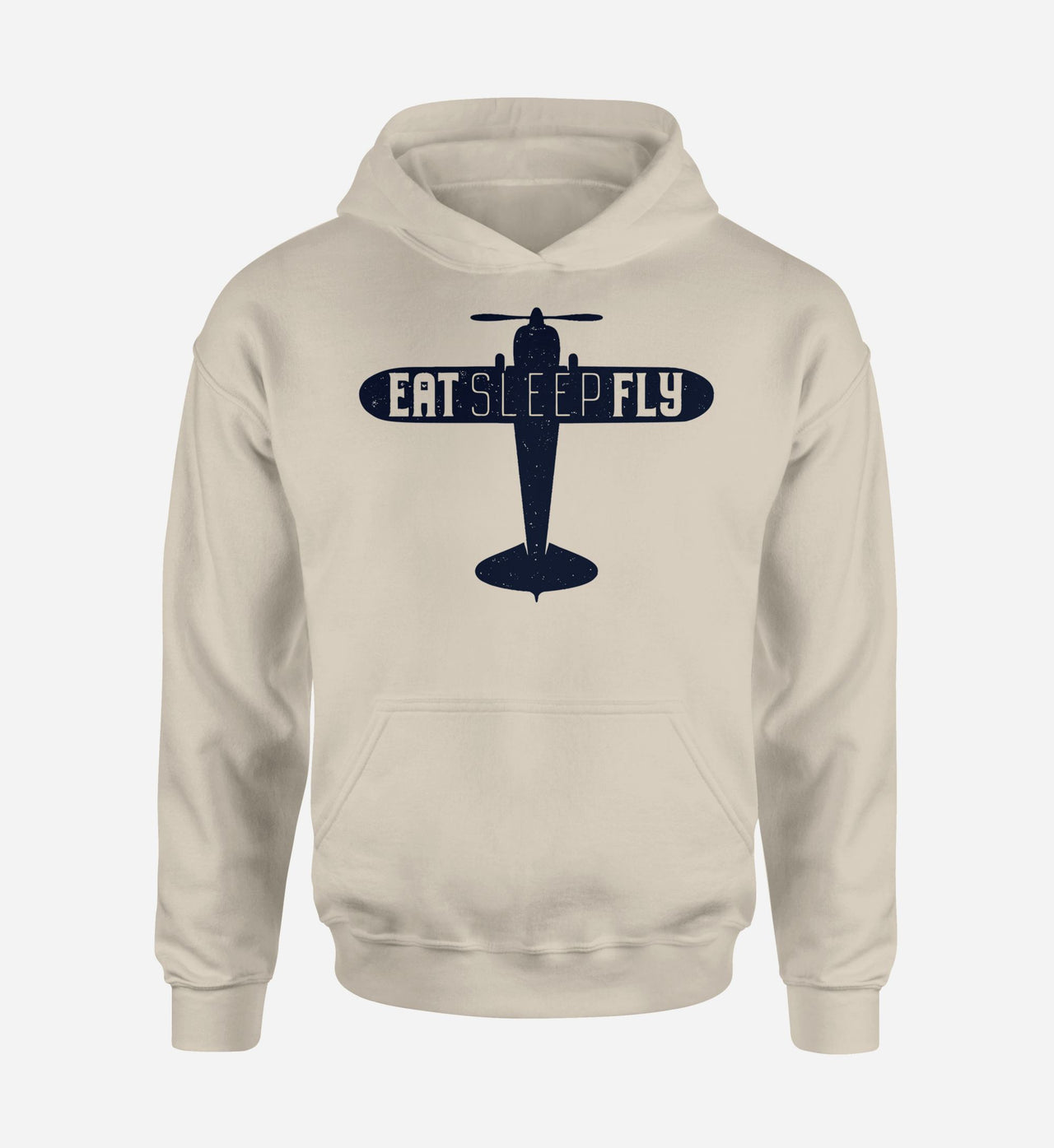 Eat Sleep Fly & Propeller Designed Hoodies