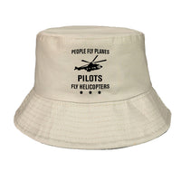 Thumbnail for People Fly Planes Pilots Fly Helicopters Designed Summer & Stylish Hats