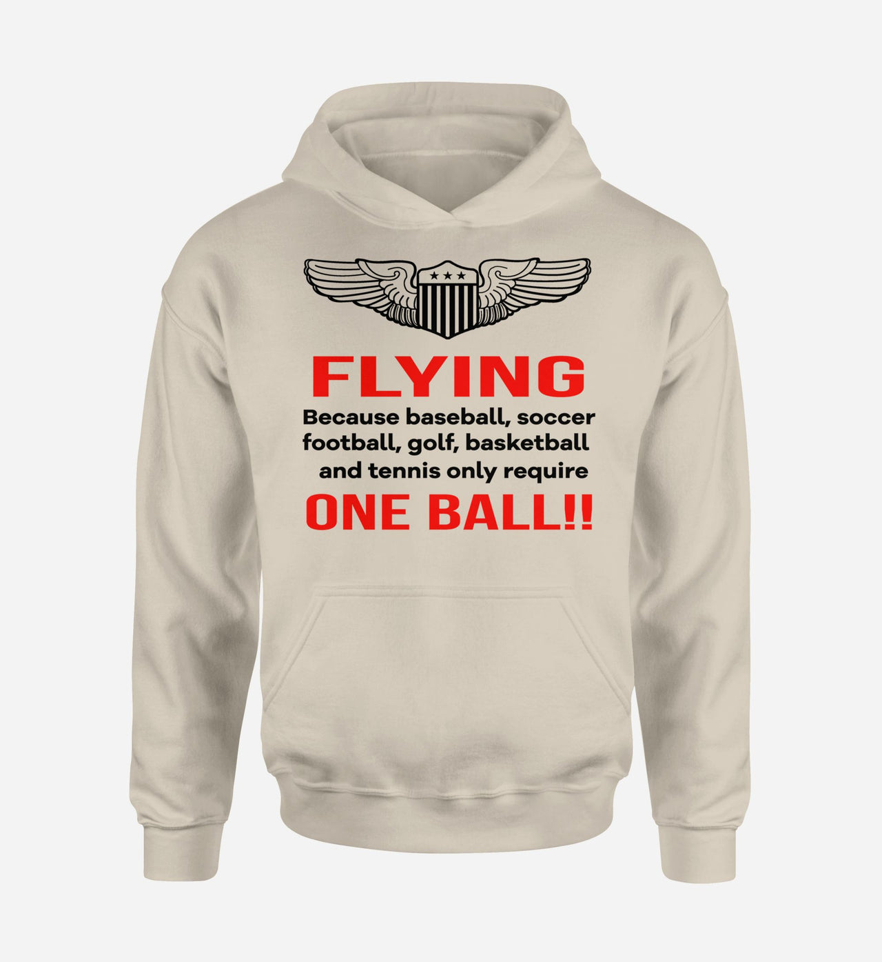 Flying One Ball Designed Hoodies