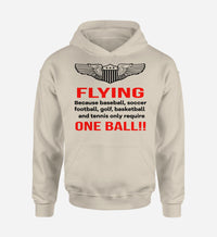 Thumbnail for Flying One Ball Designed Hoodies