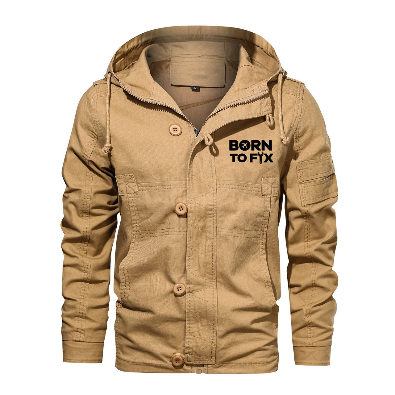 Born To Fix Airplanes Designed Cotton Jackets