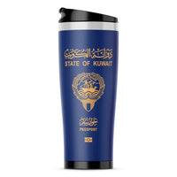 Thumbnail for Kuwait Passport Designed Stainless Steel Travel Mugs