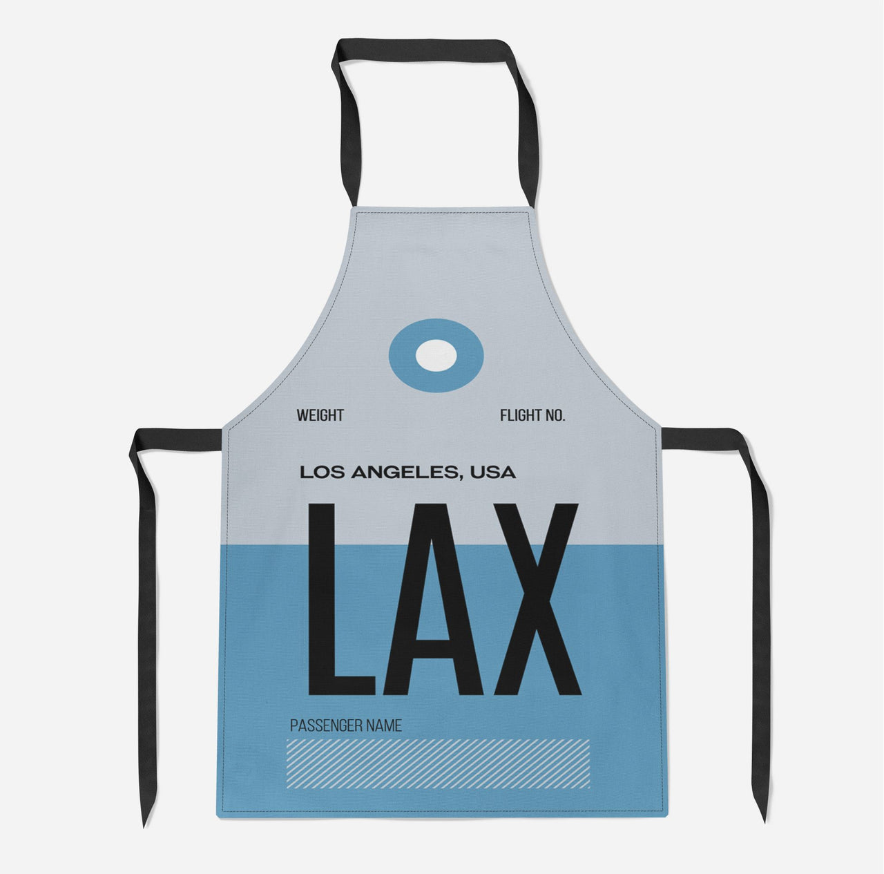 LAX - Los Angles Airport Tag Designed Kitchen Aprons