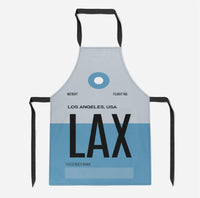 Thumbnail for LAX - Los Angles Airport Tag Designed Kitchen Aprons