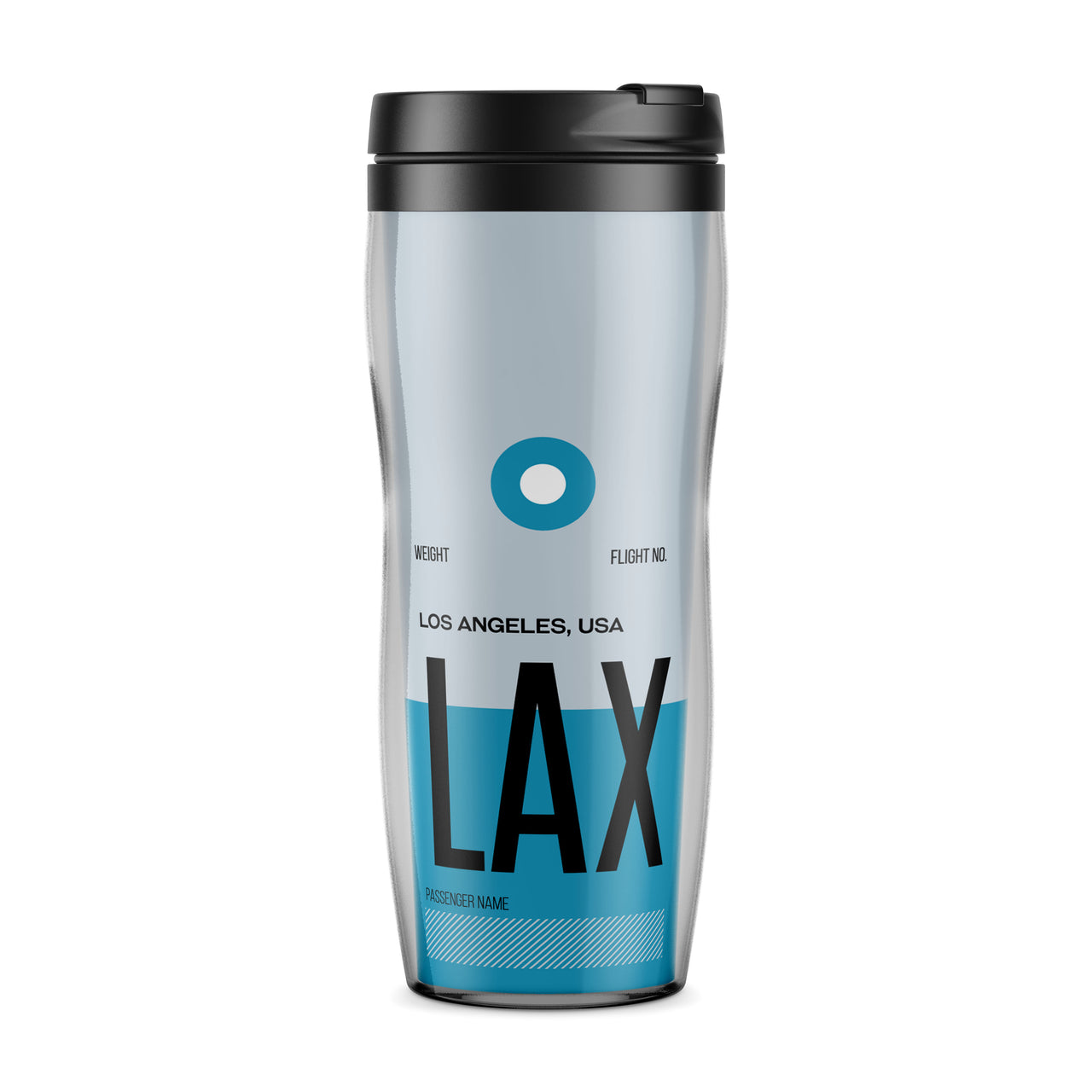 LAX - Los Angles Airport Tag Designed Travel Mugs