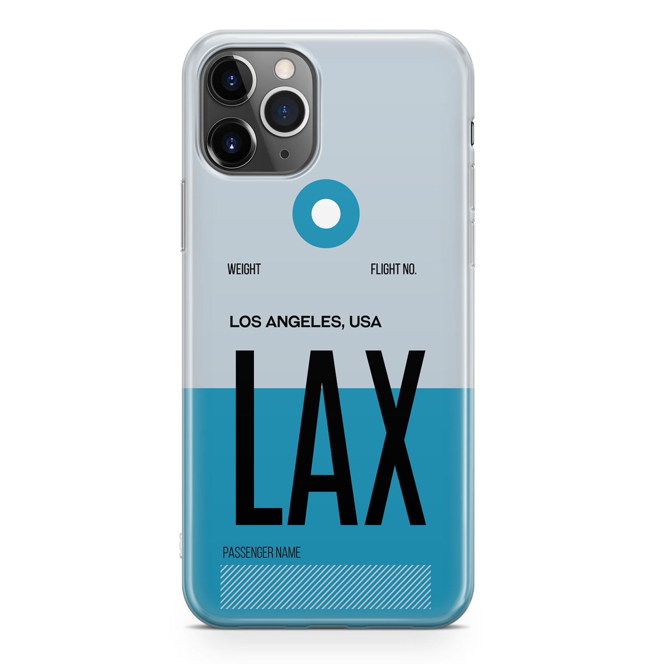 LAX - Los Angles Airport Tag Designed iPhone Cases