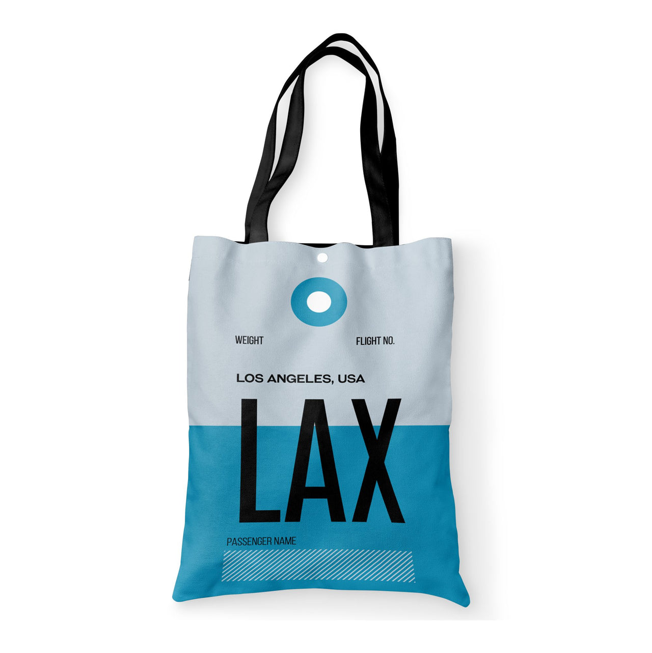 LAX - Los Angles Airport Tag Designed Tote Bags