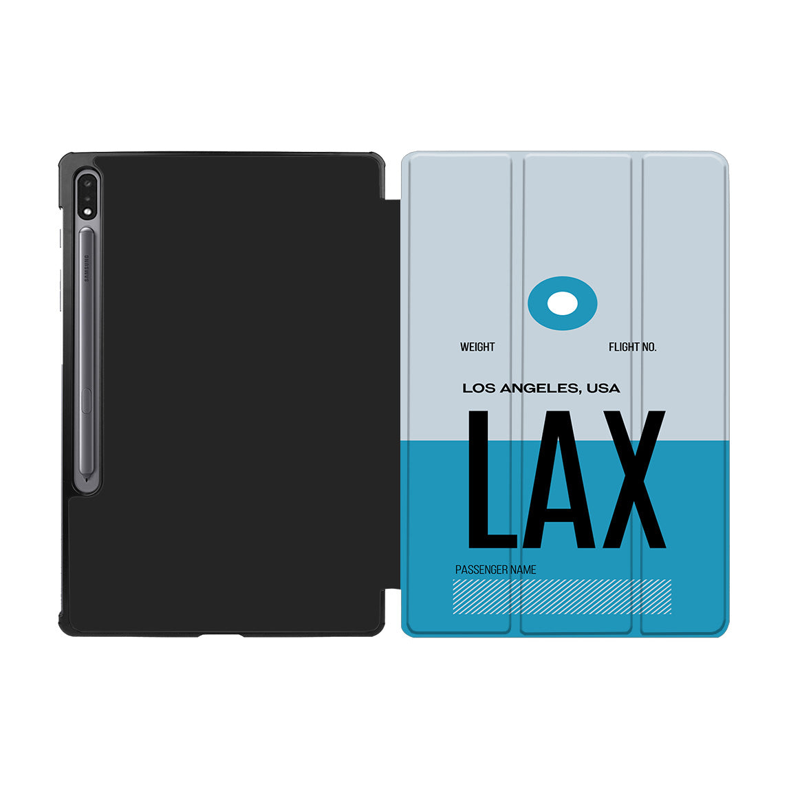 LAX - Los Angles Airport Tag Designed Samsung Tablet Cases