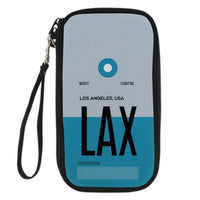 Thumbnail for LAX - Los Angles Airport Tag Designed Travel Cases & Wallets