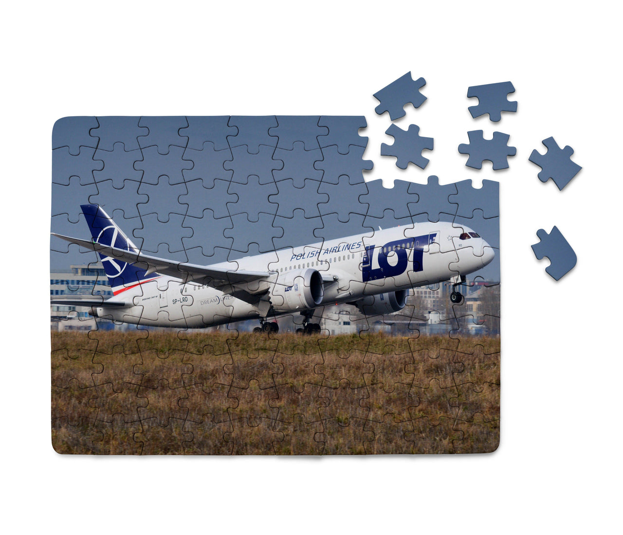 LOT Polish Airlines Boeing 787 Printed Puzzles Aviation Shop 