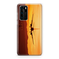 Thumbnail for Landing Aircraft During Sunset Designed Huawei Cases