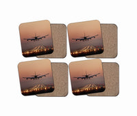 Thumbnail for Landing Boeing 747 During Sunset Designed Coasters
