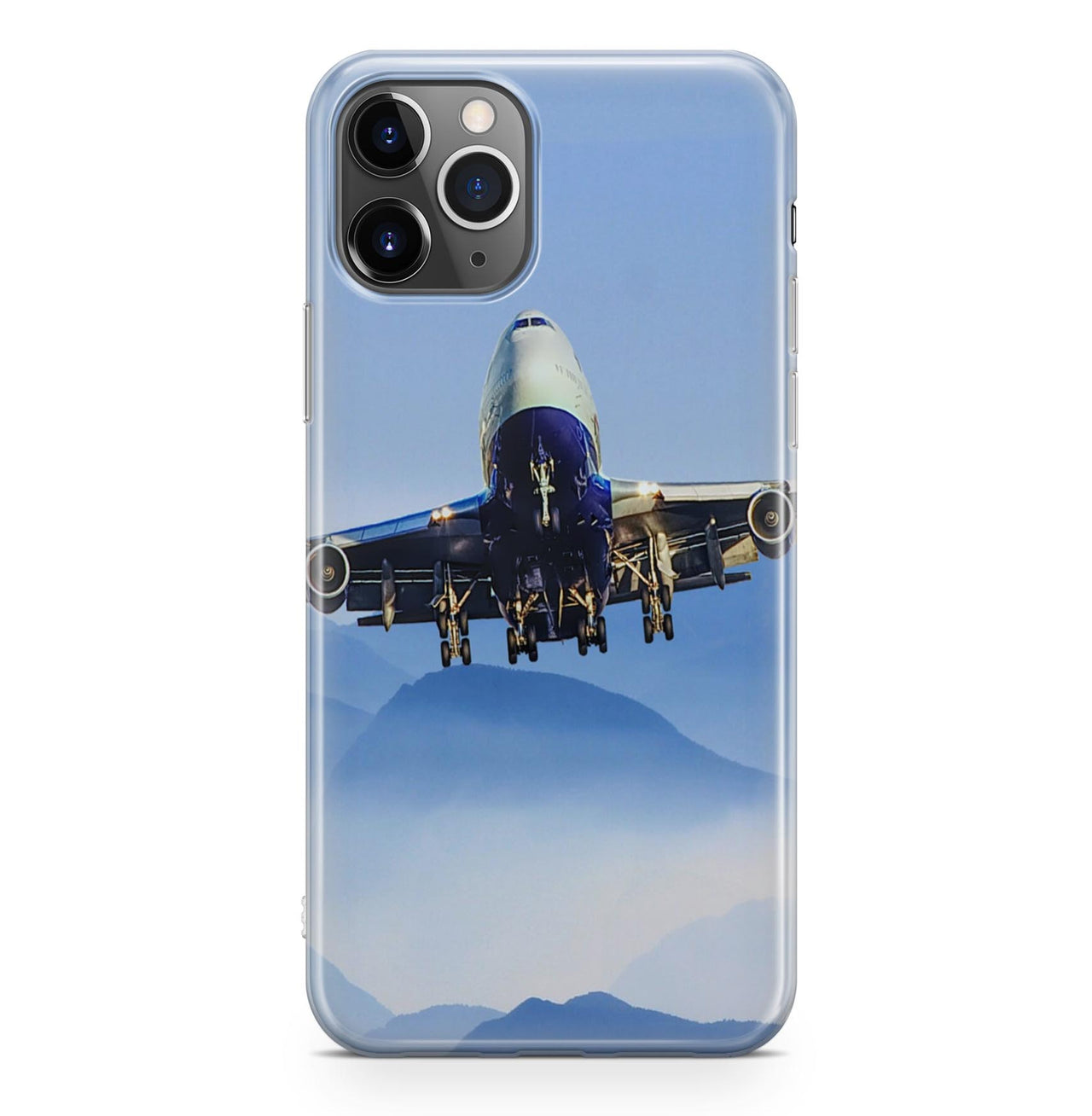 Landing Boeing 747 From Front Designed iPhone Cases