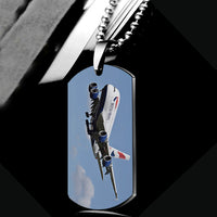 Thumbnail for Landing British Airways A380 Designed Metal Necklaces