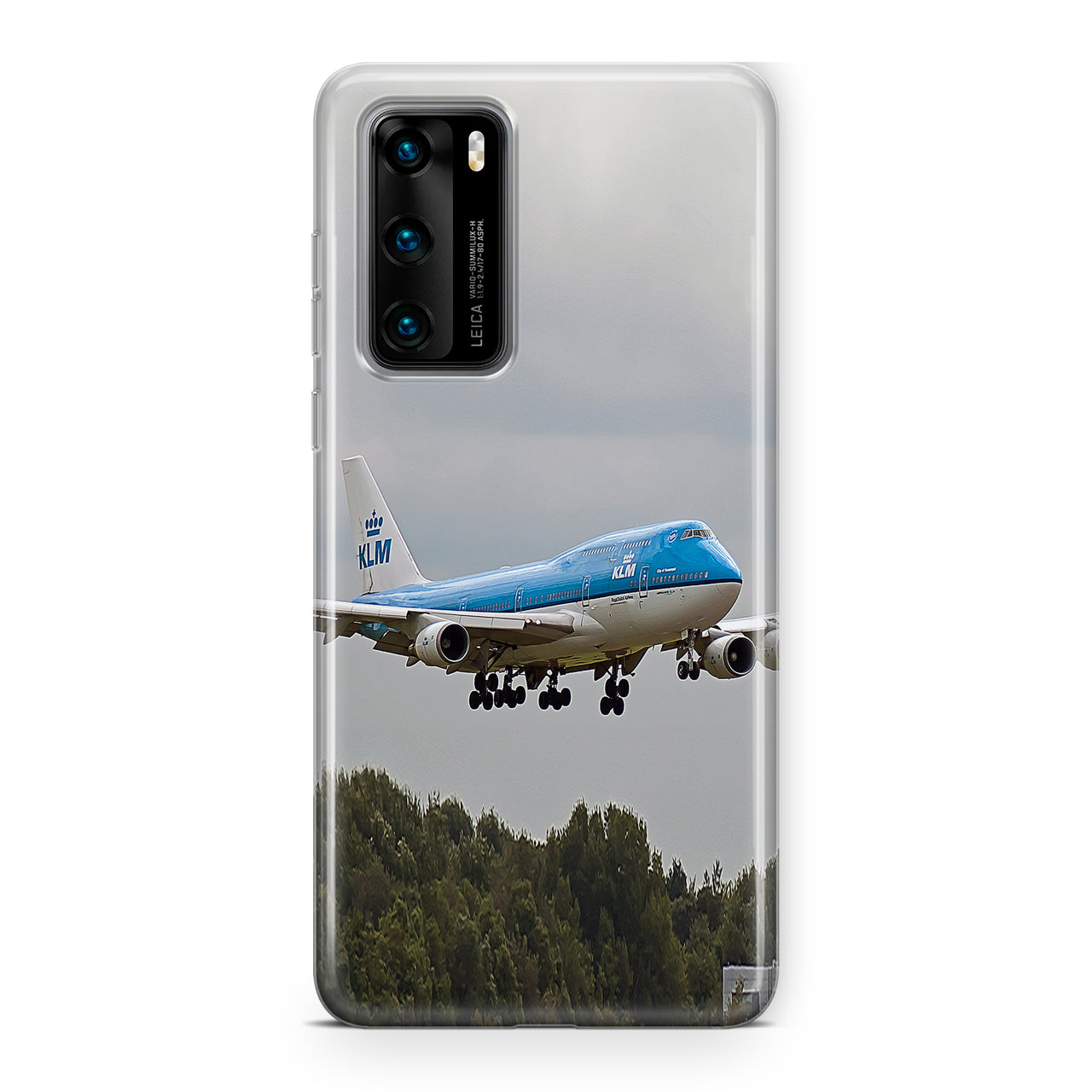 Landing KLM's Boeing 747 Designed Huawei Cases