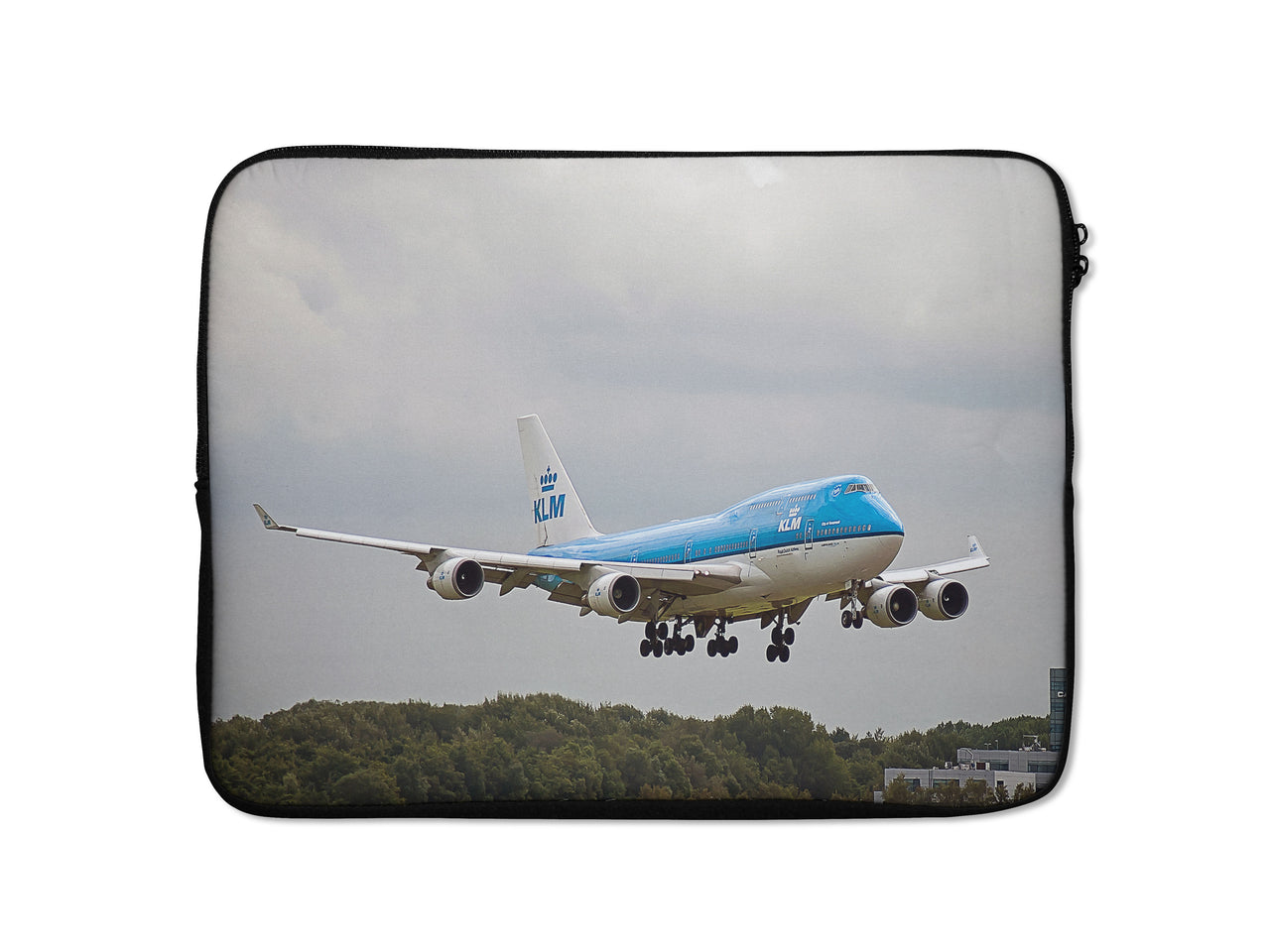 Landing KLM's Boeing 747 Designed Laptop & Tablet Cases