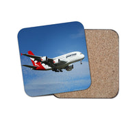 Thumbnail for Landing Qantas A380 Designed Coasters