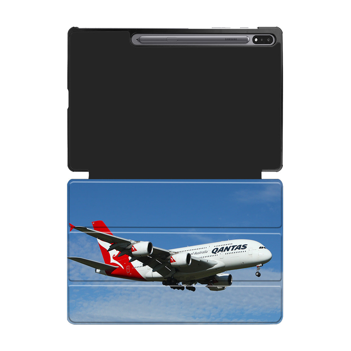 Landing Qantas A380 Designed Samsung Tablet Cases