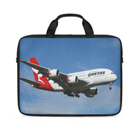Thumbnail for Landing Qantas A380 Designed Laptop & Tablet Bags