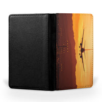 Thumbnail for Landing Aircraft During Sunset Printed Passport & Travel Cases