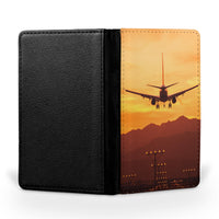 Thumbnail for Landing Aircraft During Sunset Printed Passport & Travel Cases