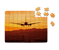 Thumbnail for Landing Aircraft During Sunset Printed Puzzles Aviation Shop 