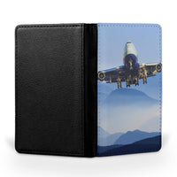 Thumbnail for Landing Boeing 747 From Front Printed Passport & Travel Cases