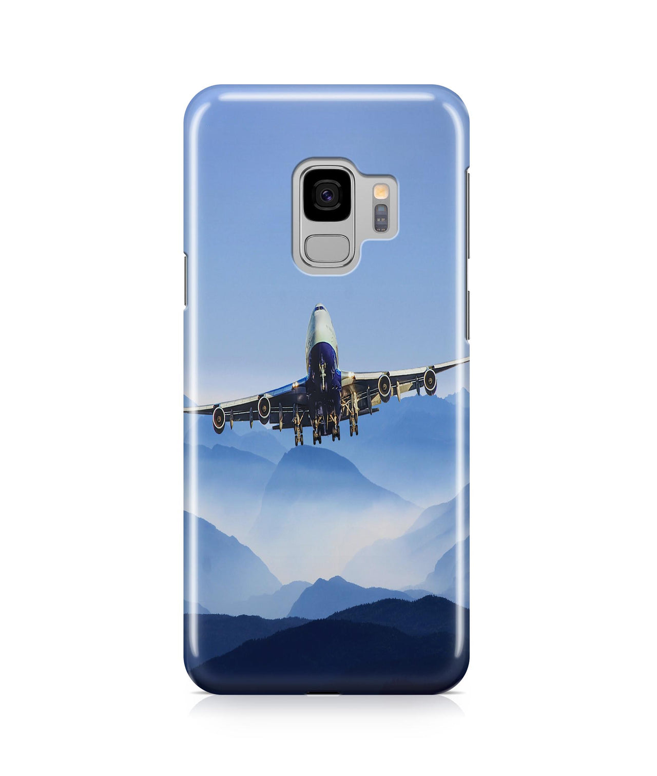 Landing Boeing 747 From Front Printed Samsung J Cases