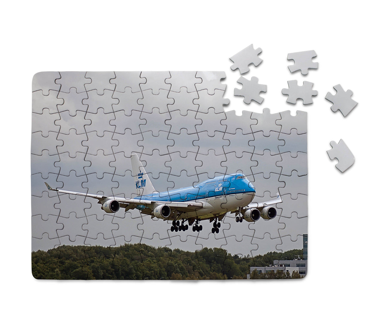 Landing KLM's Boeing 747 Printed Puzzles Aviation Shop 