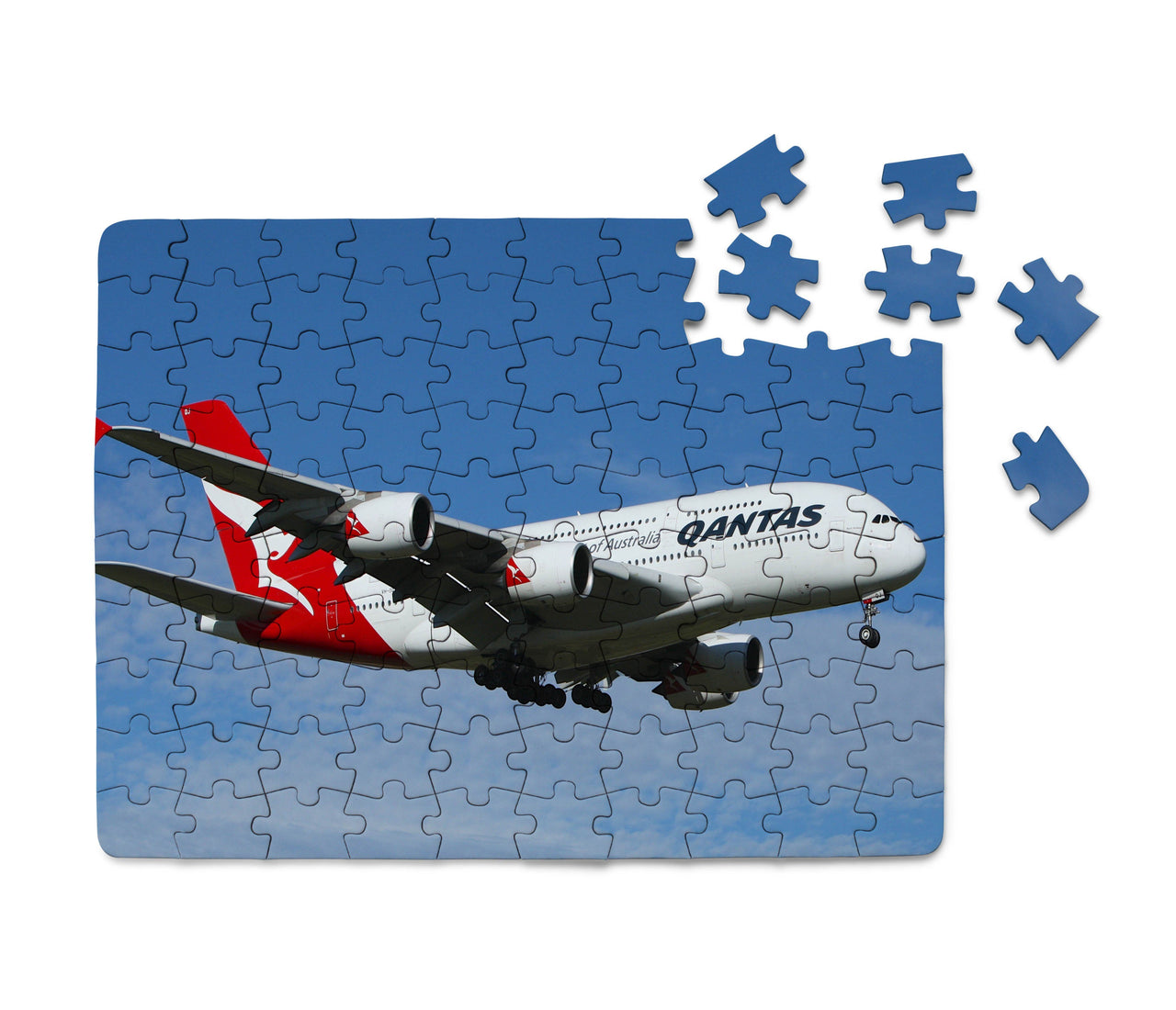 Landing Qantas A380 Printed Puzzles Aviation Shop 