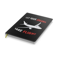 Thumbnail for Let Your Dreams Take Flight Designed Notebooks