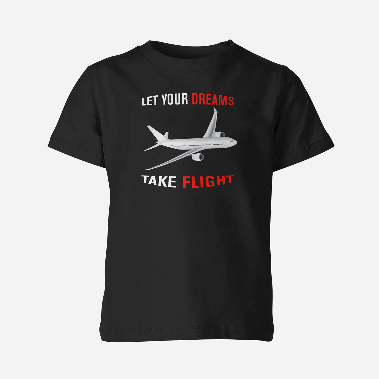 Let Your Dreams Take Flight Designed Children T-Shirts