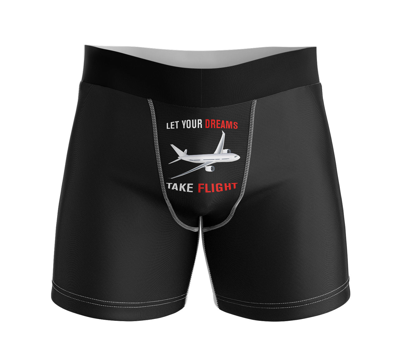 Let Your Dreams Take Flight Designed Men Boxers