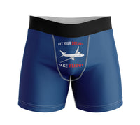 Thumbnail for Let Your Dreams Take Flight Designed Men Boxers