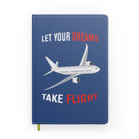 Thumbnail for Let Your Dreams Take Flight Designed Notebooks