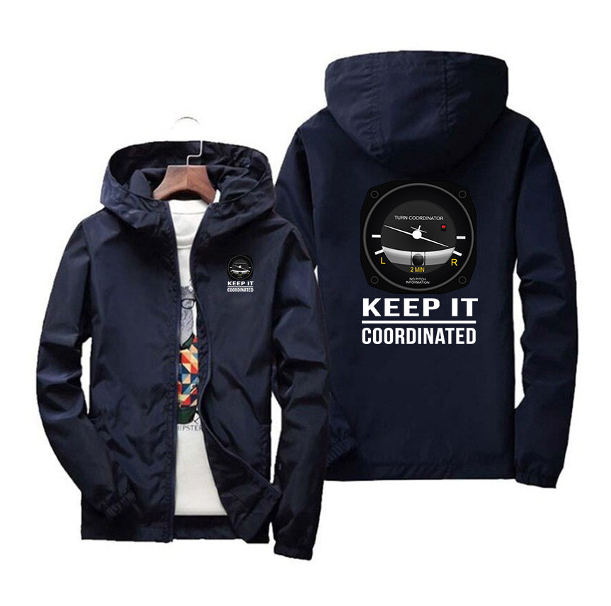 Keep It Coordinated Designed Windbreaker Jackets