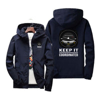 Thumbnail for Keep It Coordinated Designed Windbreaker Jackets