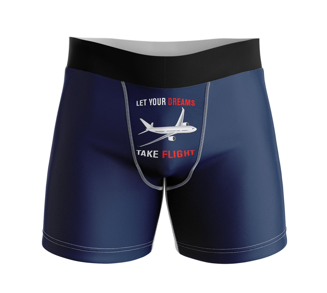 Let Your Dreams Take Flight Designed Men Boxers