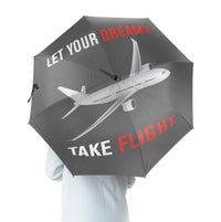 Thumbnail for Let Your Dreams Take Flight Designed Umbrella
