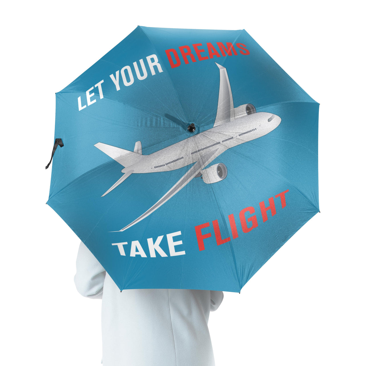 Let Your Dreams Take Flight Designed Umbrella