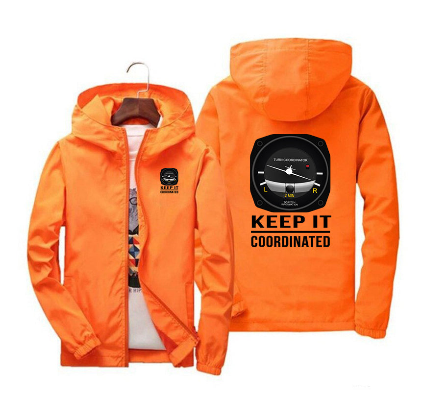 Keep It Coordinated Designed Windbreaker Jackets