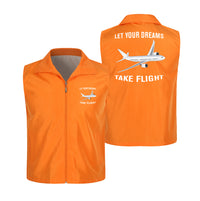 Thumbnail for Let Your Dreams Take Flight Designed Thin Style Vests